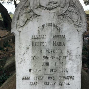 NIEKERK Hester Maria, van nee BREYTENBACH 1839-1907