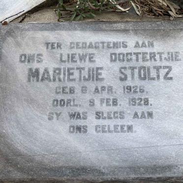 STOLTZ Marietjie 1926-1928